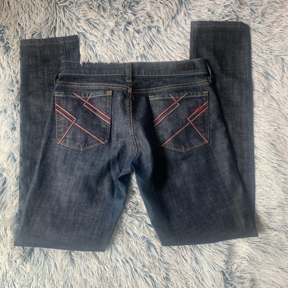 Citizens of Humanity dark wash straight leg jeans - Picture 1 of 12